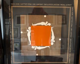 1967 Ernest Trova “Falling Man” silkscreen