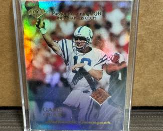 1999 Peyton Manning Edge Authentic Game Gear Card
