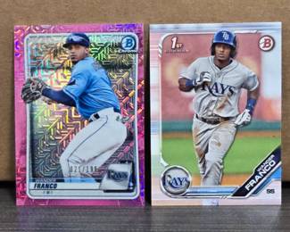 Wander Franco Pink Bowman Chrome /199 & Rookie Lot