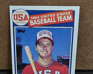 1985 Topps #401 Mark McGwire Rookie