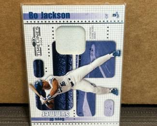 2004 Donruss Timelines "Boys of Summer" Bo Jackson Game Worn Jersey Card