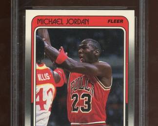 1988 Fleer Michael Jordan Graded 10
