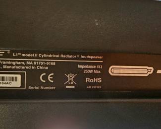 BOSE L1 Model II Cylindrical Radiator Loudspeaker.