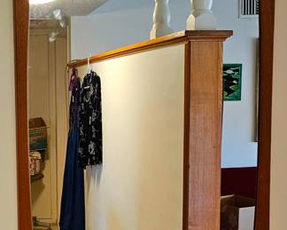 Danish Modern Teak Framed Wall Mirror by Aksel Kjersgaard for Odder, Denmark.