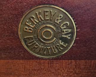 Gorgeous Ornate Antique Berkey & Gay Jacobean Gothic Hutch Cabinet.