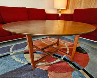 Mid-Century Danish Modern Teak Coffee Table by Heltborg Mobler.