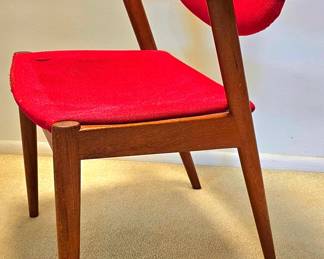 Danish MCM Kai Kristiansen Teak Chair.