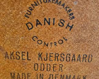 Danish Modern Teak Framed Wall Mirror by Aksel Kjersgaard for Odder, Denmark.