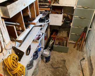 A OLD TOOL ROOM. JUST HOW DAD LEFT IT.  COME AND SEARCH, ?????