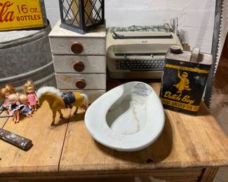 COOL OLD DUTCH BOY CAN, AND BED PAN