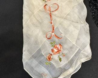 Swiss wedding handkerchief