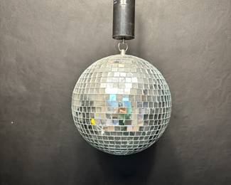 hanging disco ball