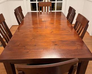Relene dining room table and chairs
