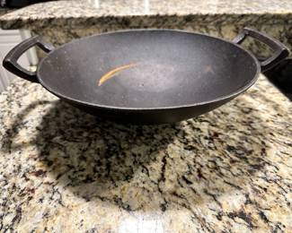 cast iron wok