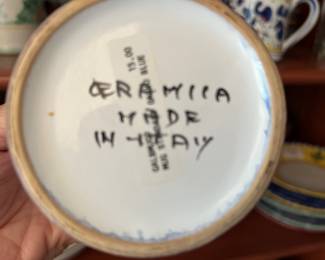 68. Vietri Solimene Italian Ceramics