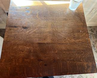 32. Antique Carved Accent Table (24" x 23" x 29")