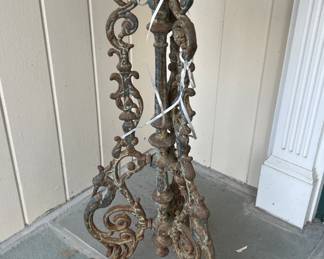 65. Filigree Metal Plant Stand (14" x 30")