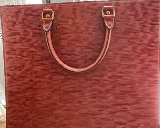 Louis Vuitton Cognac Leather Tote