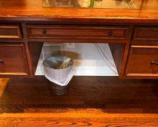 27. 5 Drawer Desk (64" x 30" x 80")