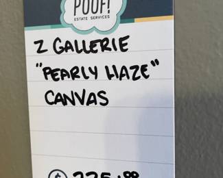 Pearly Haze canvas