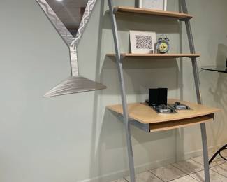 Martini mirror (B), Wall shelf desk