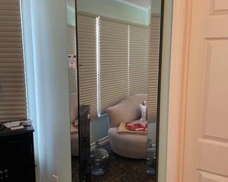 Full length beveled mirror (30