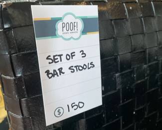 Set of 3 Bar Stools