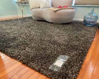 Rivington Rugs grey shag 8' x 10'