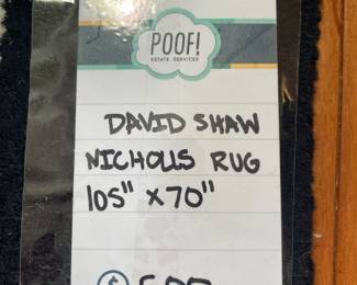 David Shaw Nicholis Rug