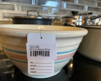 McCoy mixing bowl