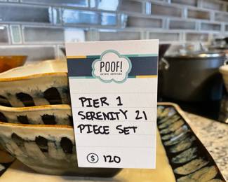 Pier 1 Serenity 21 piece set