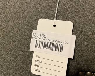 Pair of Bernhardt chairs (A)