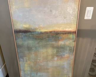 Abstract Wash Center Elinor Luna art