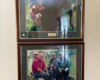 Tiger Woods and legends golf photos