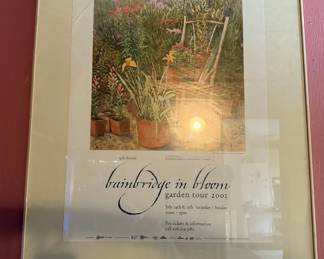 Bainbridge In Bloom Poster