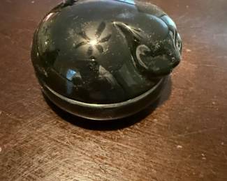 1977 Nancy Lopez for Tiffany and Co. Vintage Porcelain Cat Trinket Box