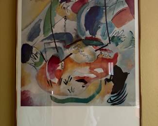 Kandinsky circ 1913. Improvisation 31, Sea Battle Poster