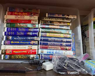 **$125** (ENTIRE DISNEY COLLECTION)~ LARGE COLLECTION OF **76** DISNEY VHS TAPES