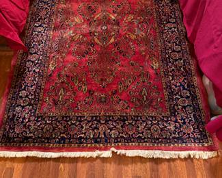 $800~ OBO ~ VIBRANT 5X8 RED FAYZSANUK 9 INDIA) RUG~ JUST PROFESSIONALLY CLEANED