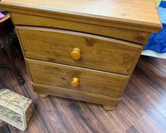 $40- TWO DRAWER NIGHTSTAND