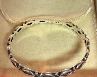 $350 ~ OBO JAMES AVERY ICHTHUS STERLING BANGLE