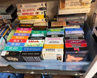 **$75** ( ALL 187)~LARGE LOT OF **187 **VHS TAPES