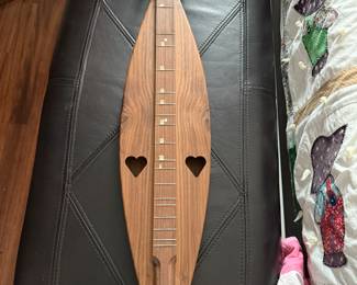 $50- WALNUT DULCIMER ~( NEEDS TUNING AND RESTRINGING )