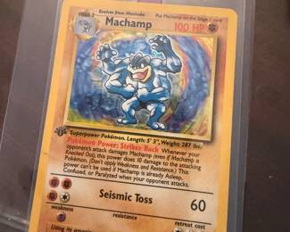 $45 FIRST EDITION MACHAMP POKEMON