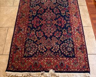 $775~ 4X6 BLUE SARUK (INDIA) RUG RECENTLY CLEANDED 