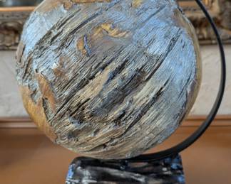 Wood globe, sphere