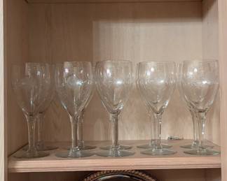 Copper Mugs, Silver Plate, Crystal Goblets