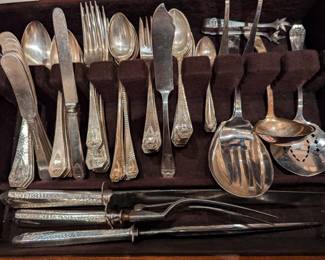 International Silver ~ Heraldic triple plate flatware