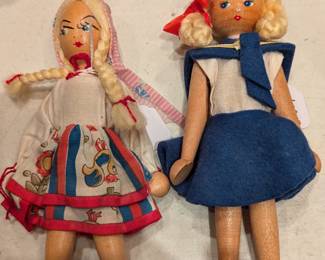 Wood dolls