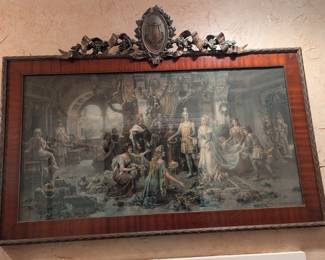 Artwork ornate frame, vintage
